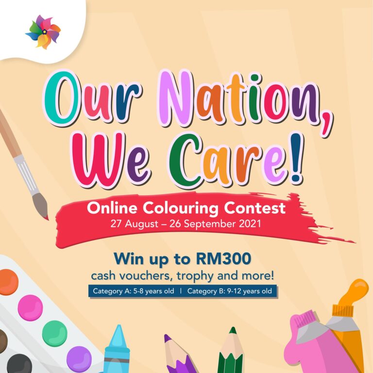 Our Nation, We Care! Online Colouring Contest - New World Park, Penang